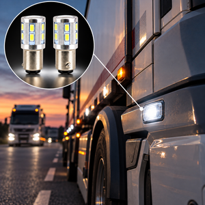 SMD LED izzó pár Bay15D foglalattal