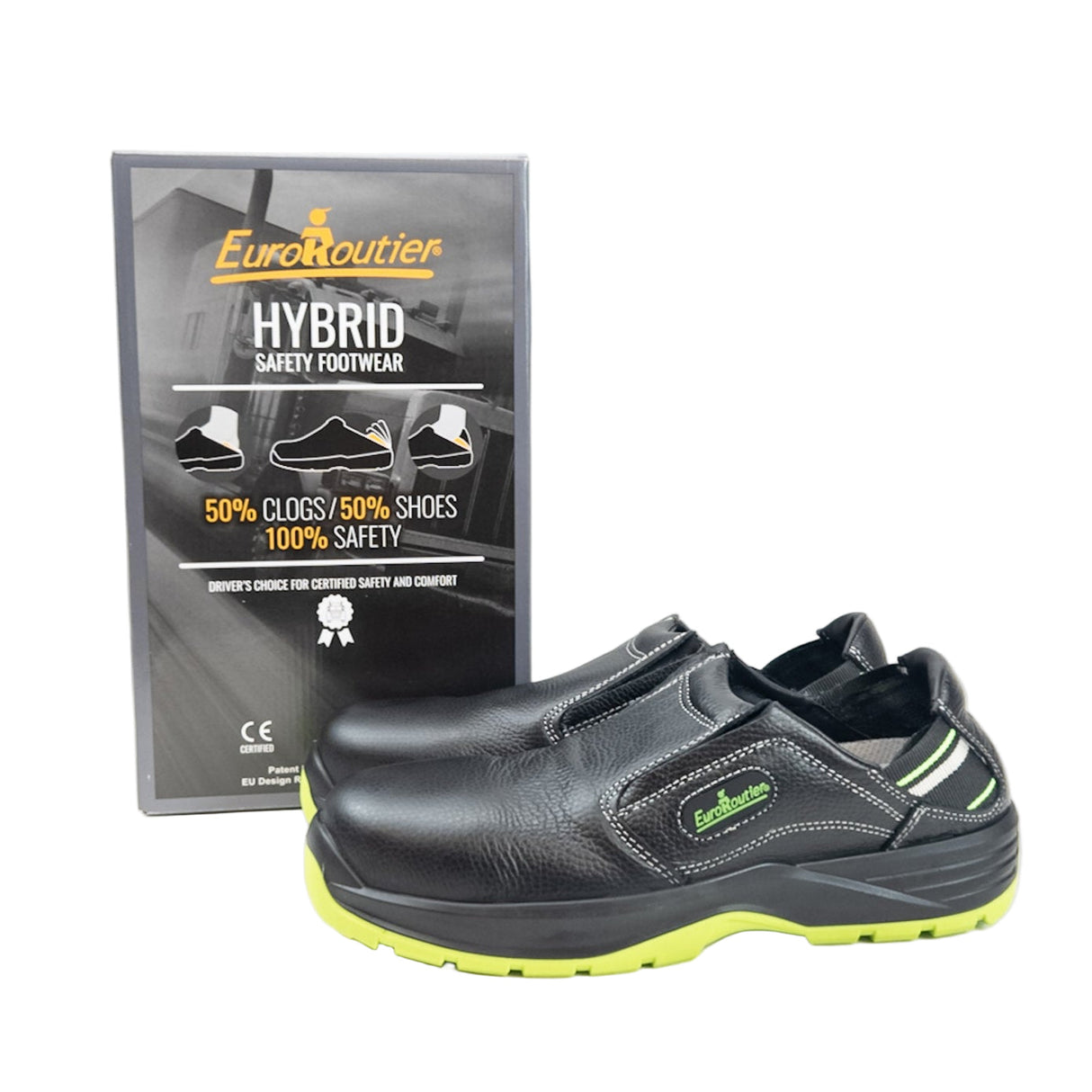 Scarpa da lavoro Hybrid trasformabile in zoccolo