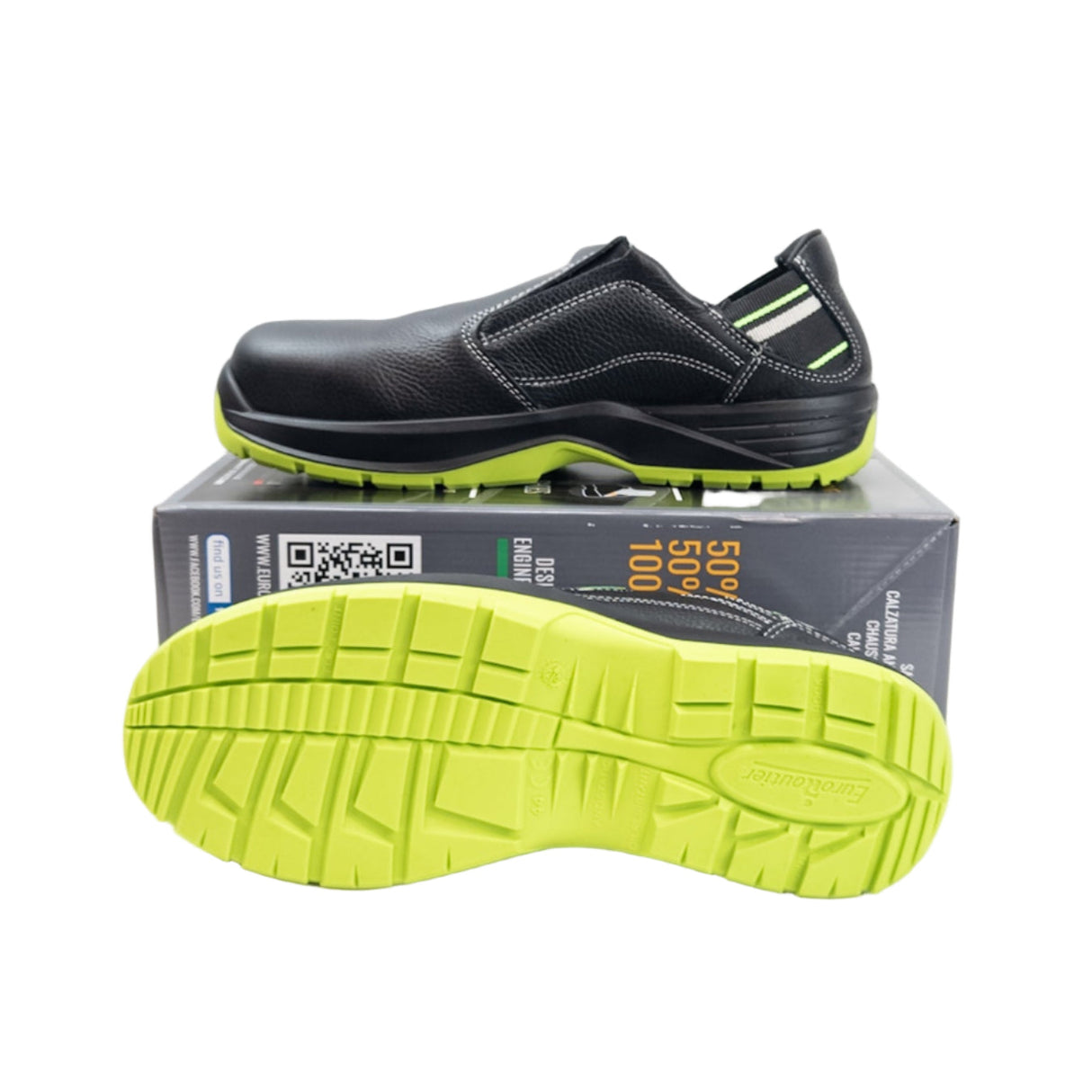 Scarpa da lavoro Hybrid trasformabile in zoccolo
