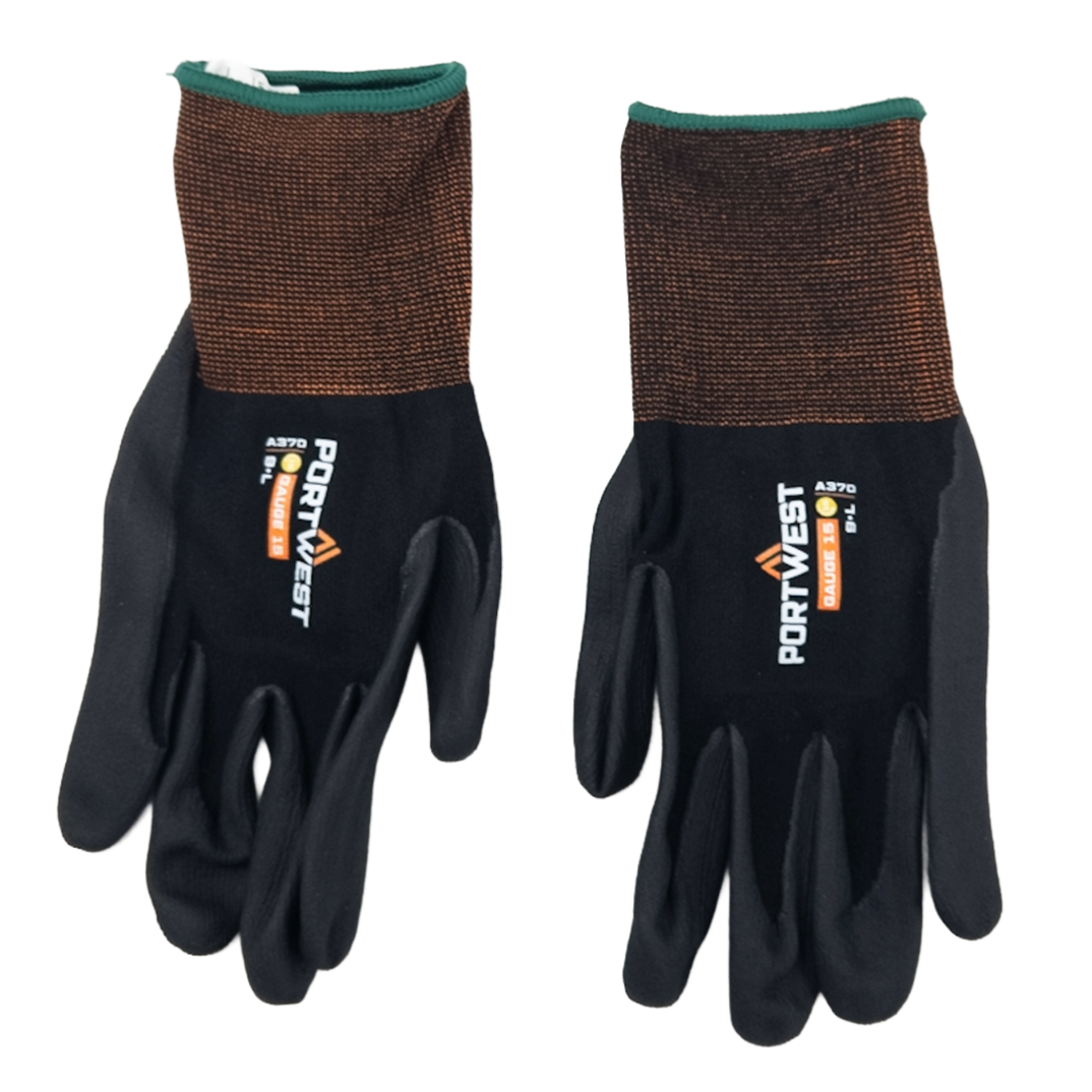 Protective Work Glove Microfoam Nitrile L (Size 9)
