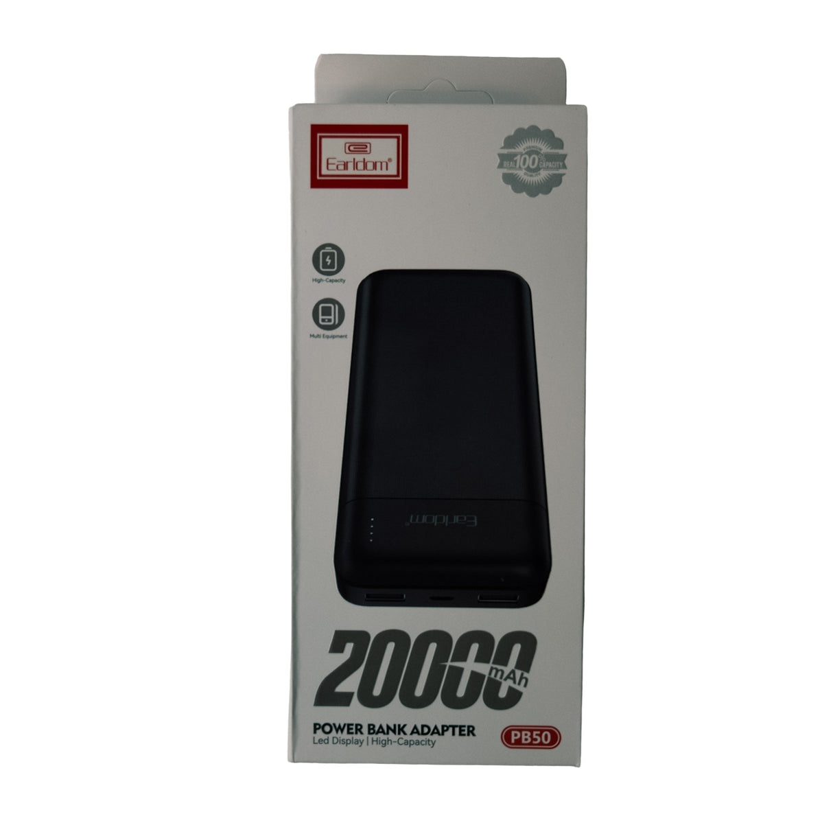 Powerbanka 20 000 mAh černá 5V/2.1A