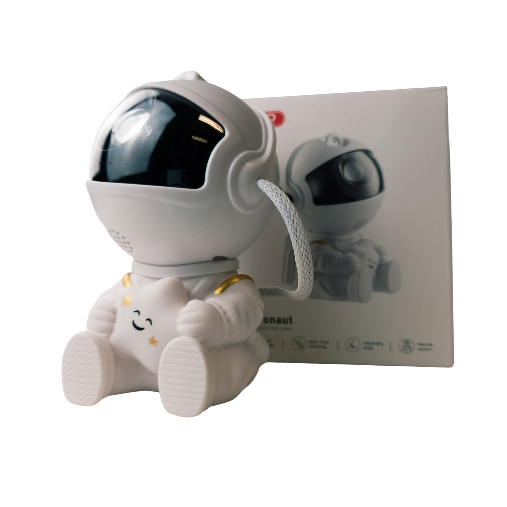 Mini Galaxy Project Mini Astronaut Galaxy Projector – White. – Convoy Vibe