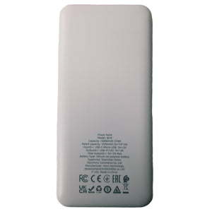 10,000mAh Power Bank – White