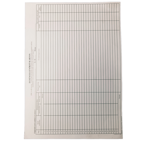 Tachograph Driver Log Card