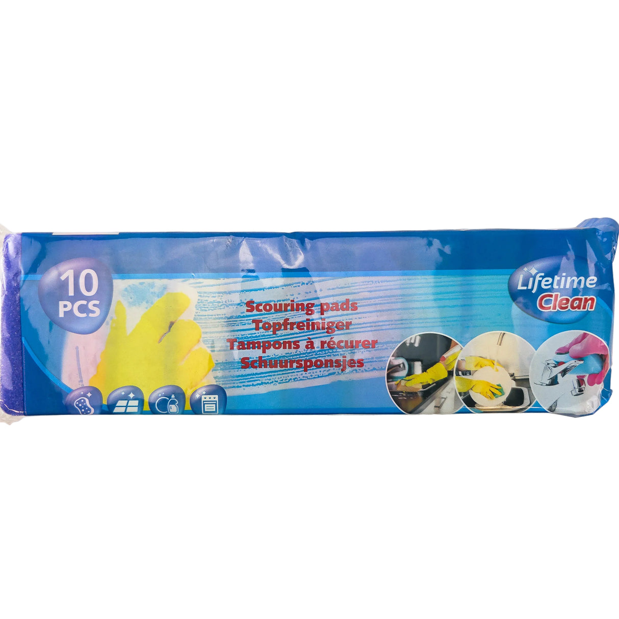 Esponja de Limpeza Multiuso – Kit com 10 Unidades