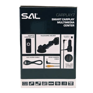 7” IPS LCD Display mit Apple CarPlay oder Android