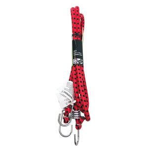 Spanngummi mit Haken, elastisch 8 mm, 2 Stk.