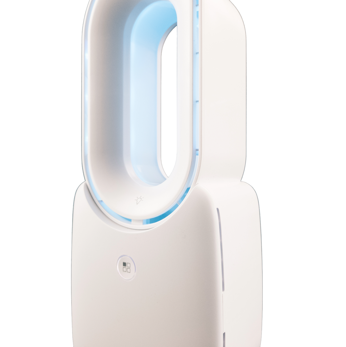 Bladeless desk fan USB-C powered with mood light