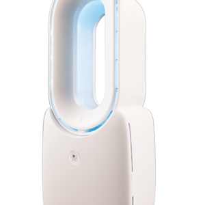 Bladeless desk fan USB-C powered with mood light