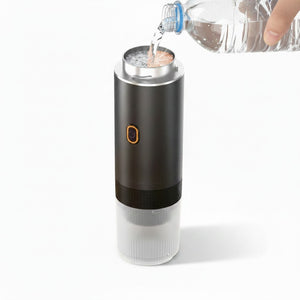 Portable coffee maker USB Rechargeable, Compatible with Capsules & Ground Coffee (Nespresso&Dolce Gusto)