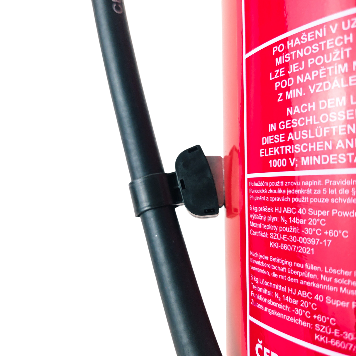 Fire Extinguisher Dry Powder 6kg 43A 233B C with Pressure Gauge & Wall Bracket
