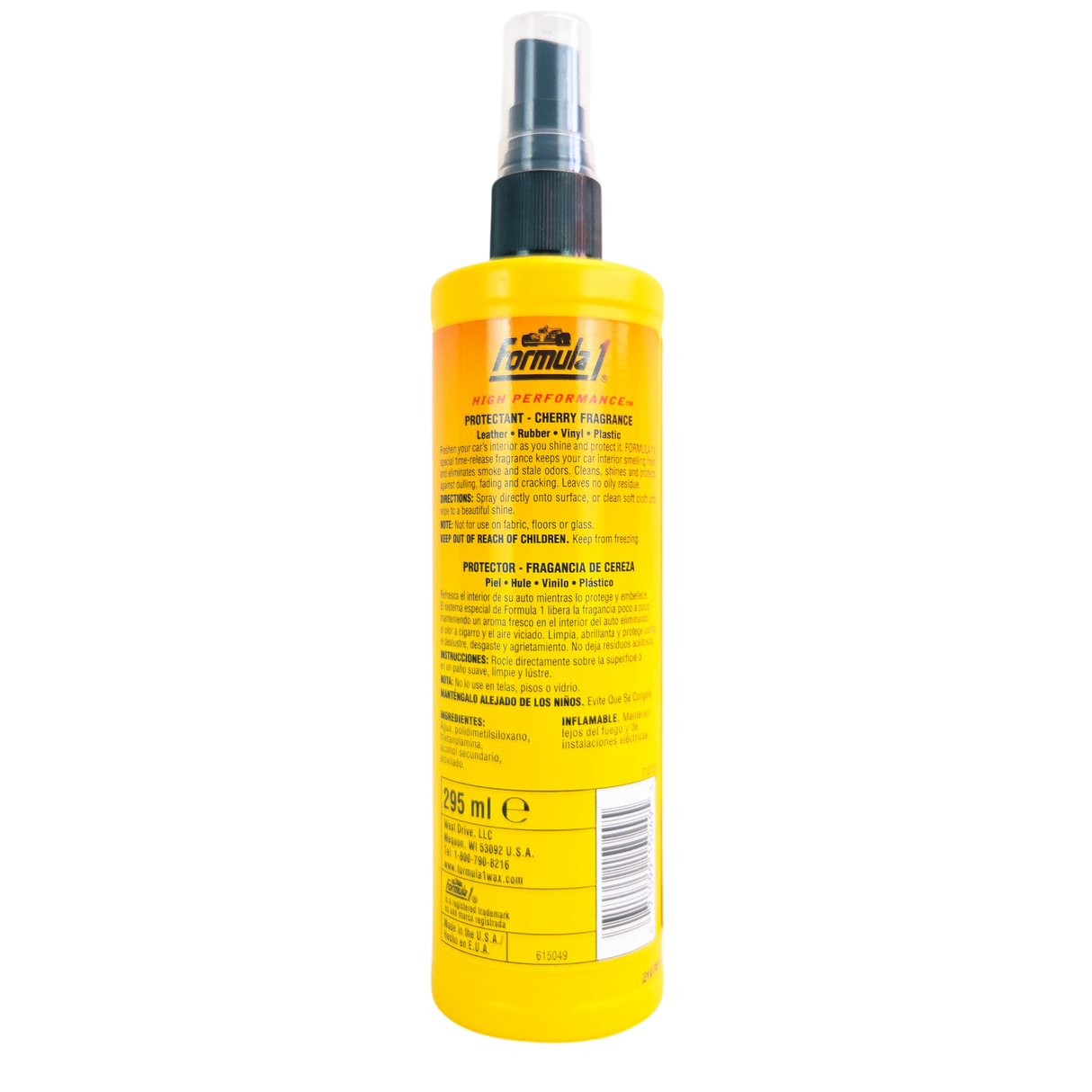 Dashboard Cleaner and Protectant spray Cherry for Car Interior 295ml