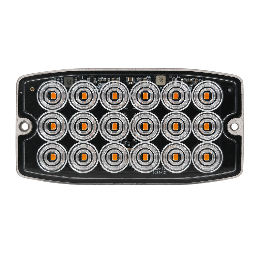 LED Work Light Slim LED Warning Module with 36 Flash Patterns for Vehicles