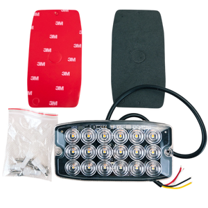 LED Work Light Slim LED Warning Module with 36 Flash Patterns for Vehicles