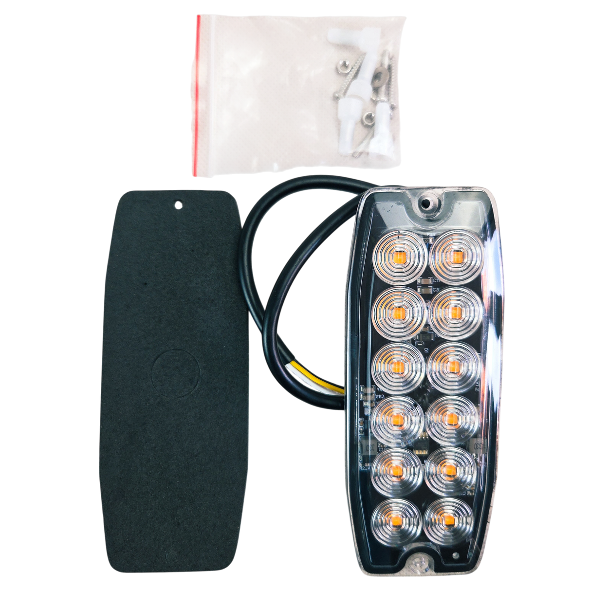 LED Work Light Slim LED Warning Module with 36 Flash Patterns for Vehicles