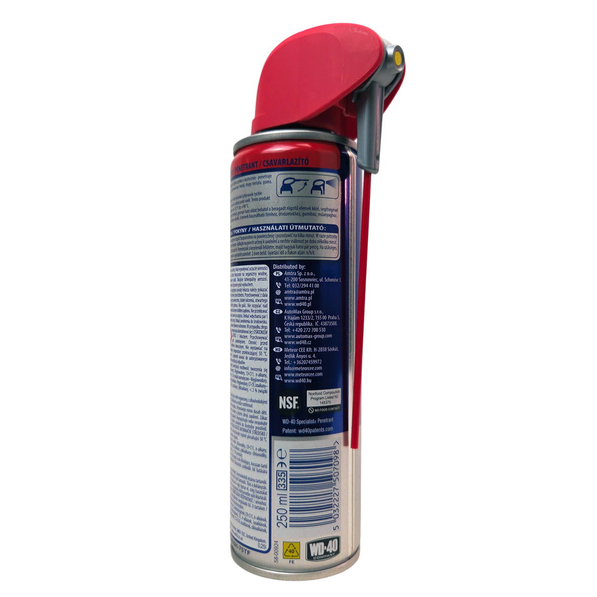 WD40 Penetrating Spray Fast Rust Release and Deep Penetration 250ml