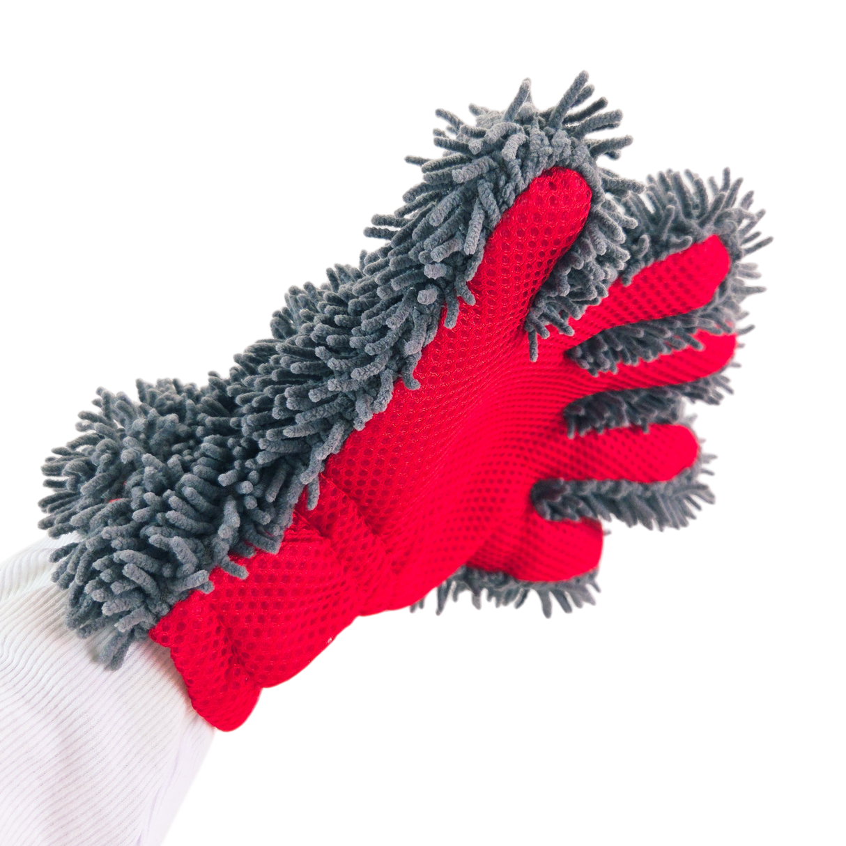Car wash mitt chenille microfiber glove cleaning