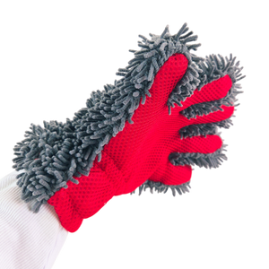 Car wash mitt chenille microfiber glove cleaning