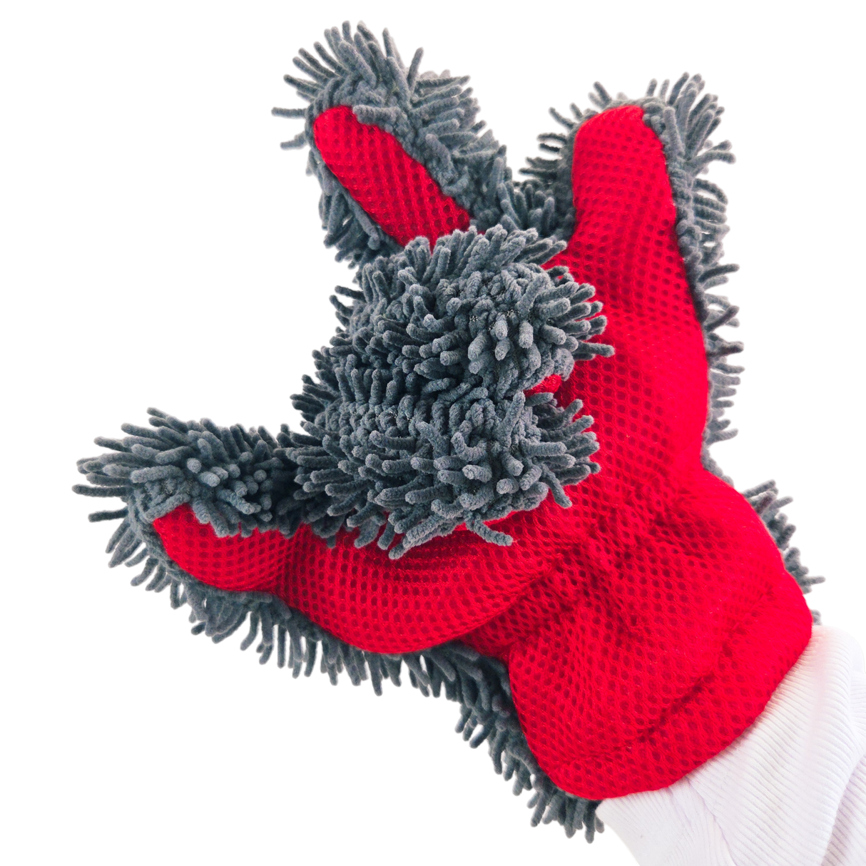 Car wash mitt chenille microfiber glove cleaning