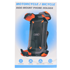 Bike Phone Holder with Auto Lock and 360° Rotation