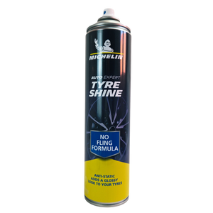 Tyre Shine Spray 520ml Wet Look Tyre Dressing for Deep Black Finish