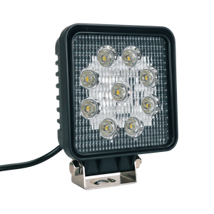 LED Work Light Square Flood 27W 12/24V Blue