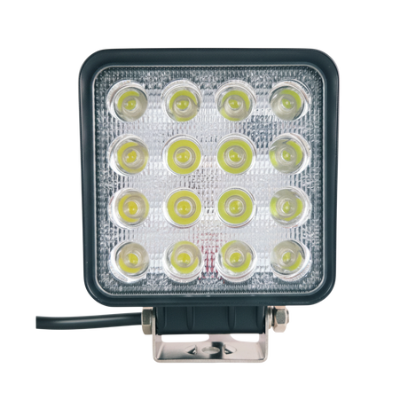 LED radna lampa, četvrtasta, 12/24V