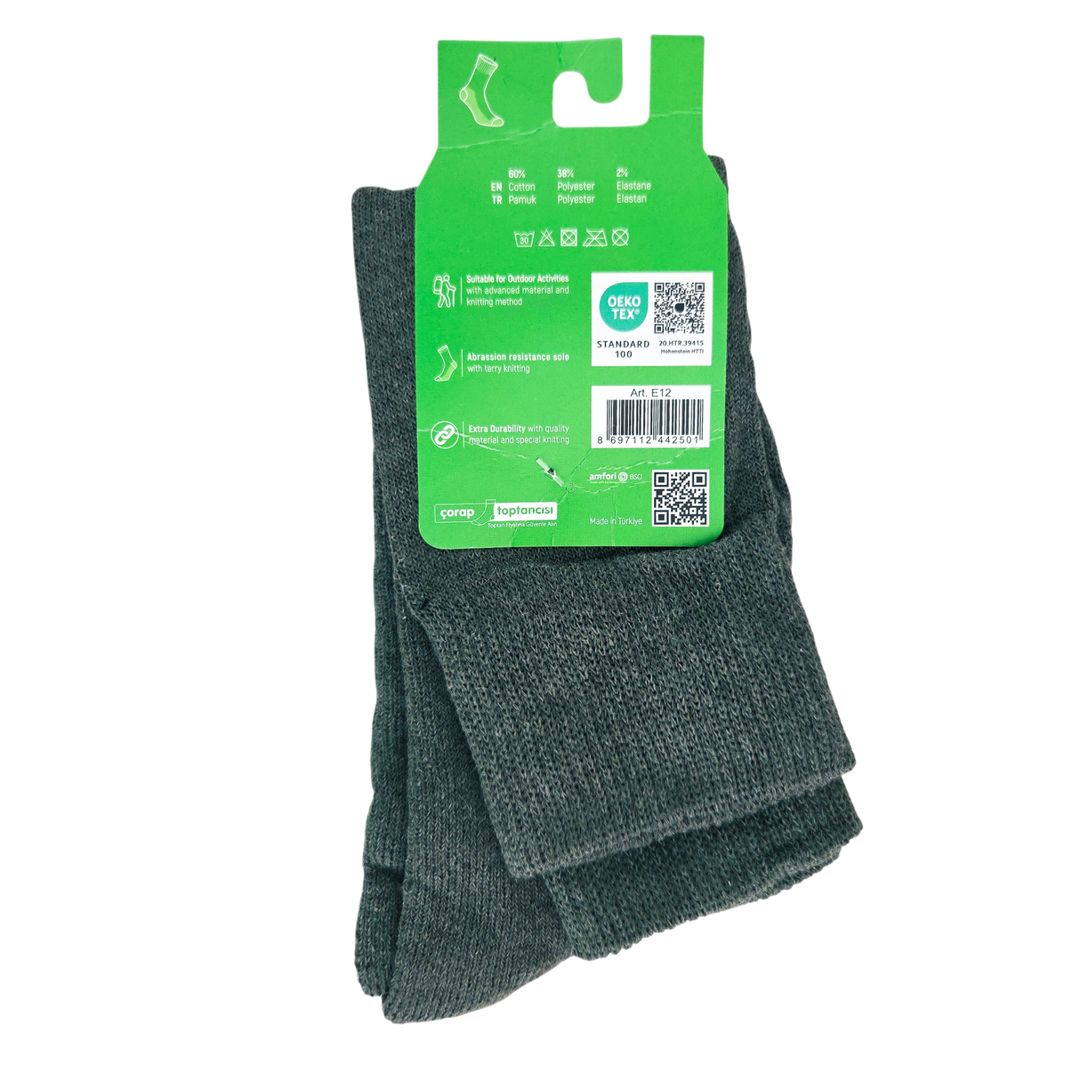 Thermal Socks Army 41–45 Long Outdoor Socks for Cold Weather