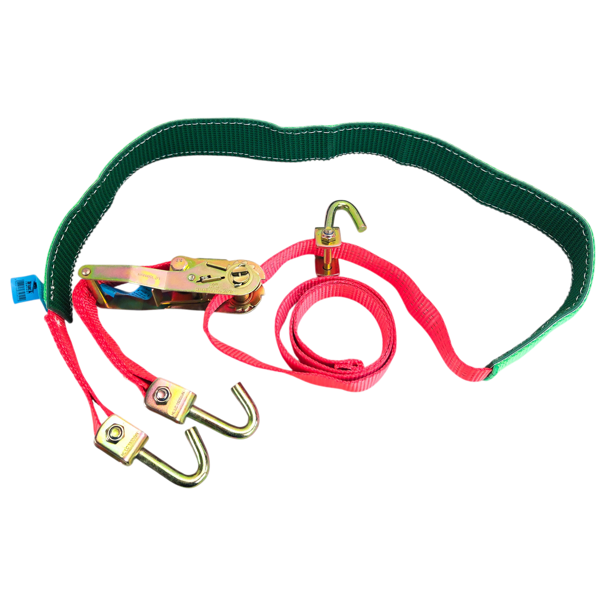 Wheel Straps 3-Point for Secure Car Transport and Vehicle Recovery