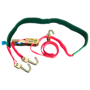Wheel Straps 3-Point for Secure Car Transport and Vehicle Recovery