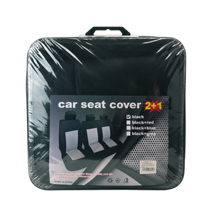 Van Seat Covers 2+1 Universal Set Black