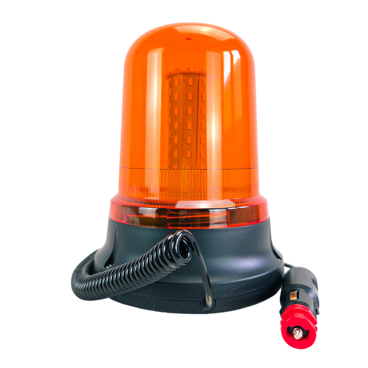 Amber flashing beacon 80 LEDs magnetic warning light
