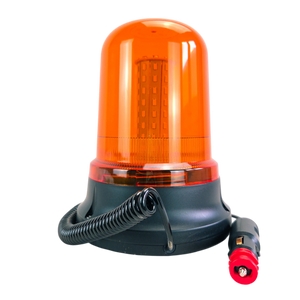 Amber flashing beacon 80 LEDs magnetic warning light