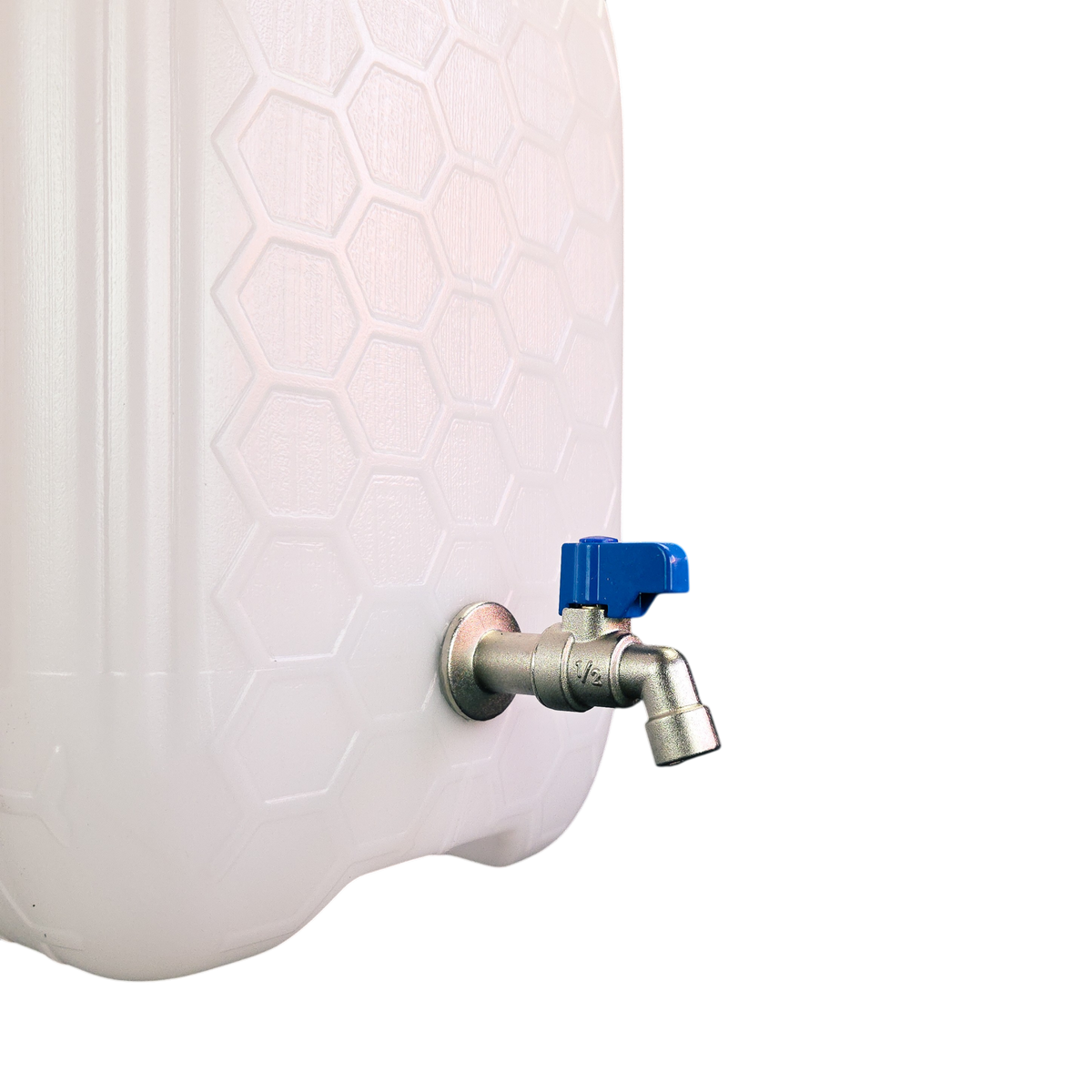 Plastic water jerry can with metal tap 10/20/30 litre