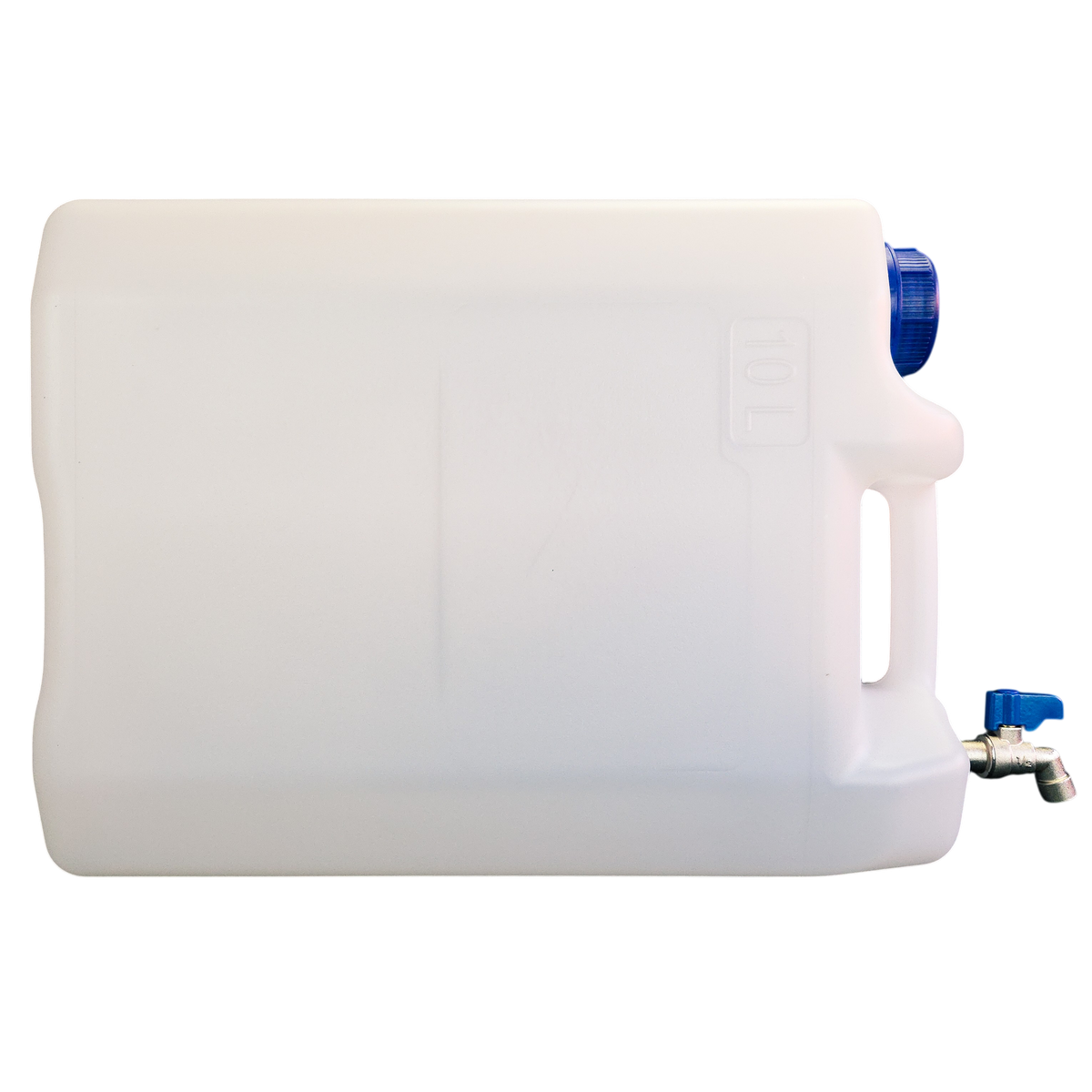 Plastic water jerry can with metal tap 10/20/30 litre