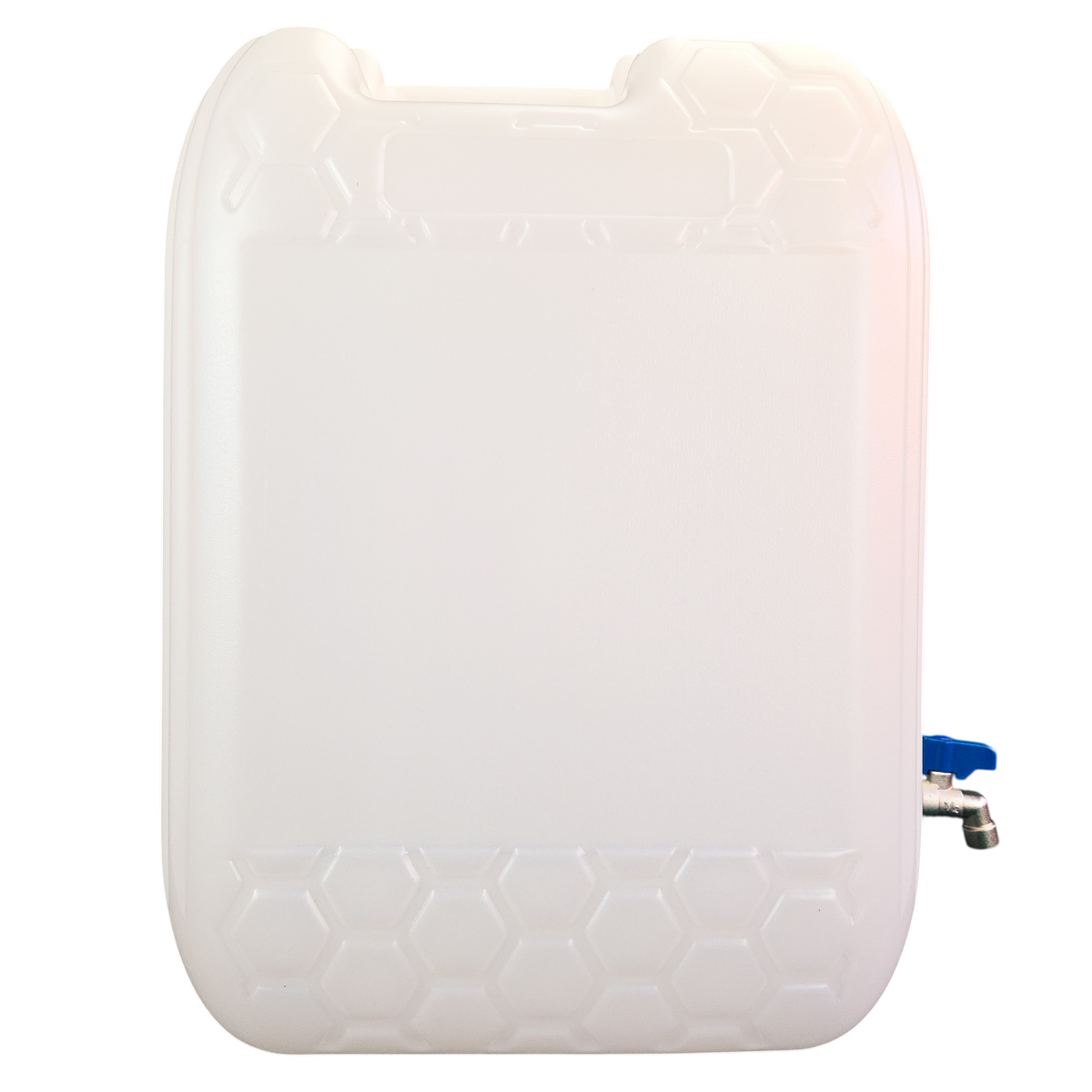 Plastic water jerry can with metal tap 10/20/30 litre