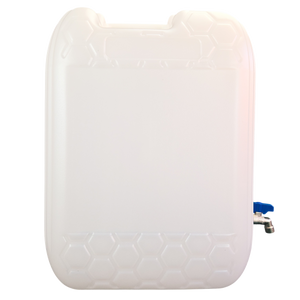 Plastic water jerry can with metal tap 10/20/30 litre