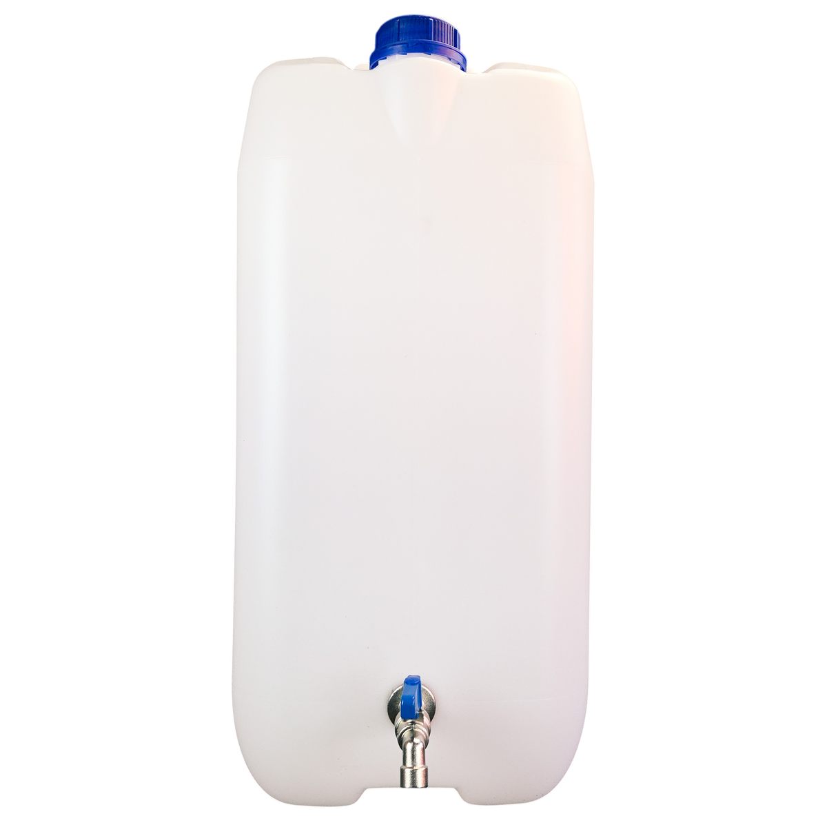 Plastic water jerry can with metal tap 10/20/30 litre