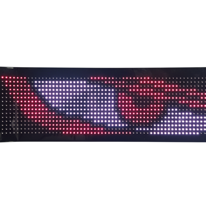Devil Eyes LED Display Flexible RGB Screen with Bluetooth Control for Cars and Trucks
