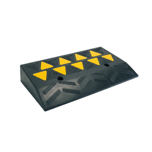 Rubber Kerb Ramp with Reflective Panels for Driveways and Kerbs