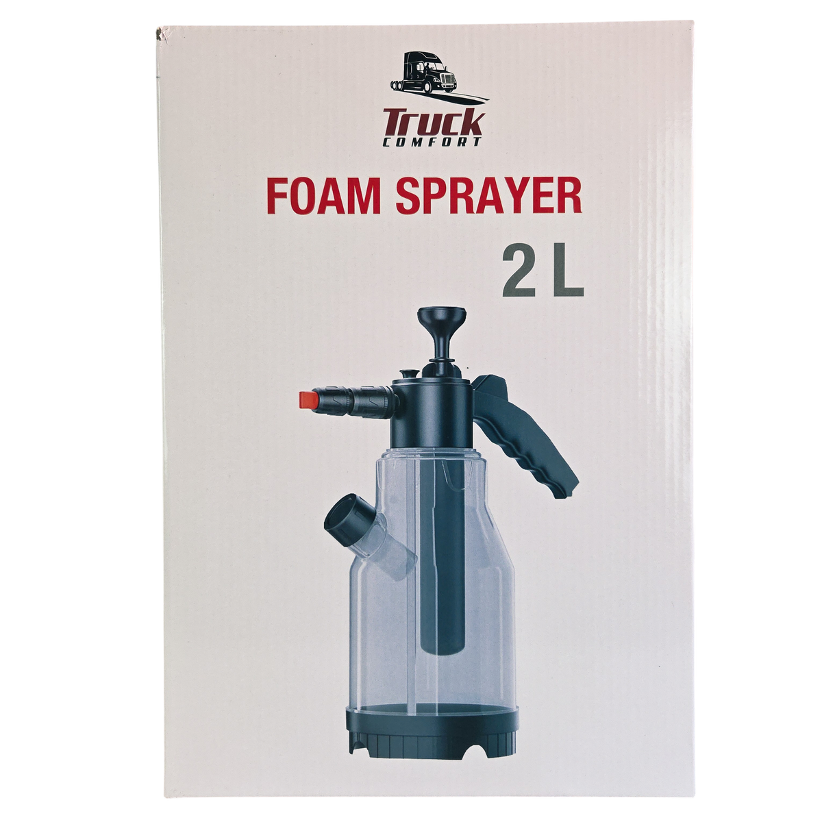 Car Foam Sprayer with Hand Pump and 4 Interchangeable Nozzles 2L