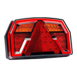 Fanale Posteriore LED 3 Funzioni con Prisma Triangolare Sinistro, 12V, con Cavo