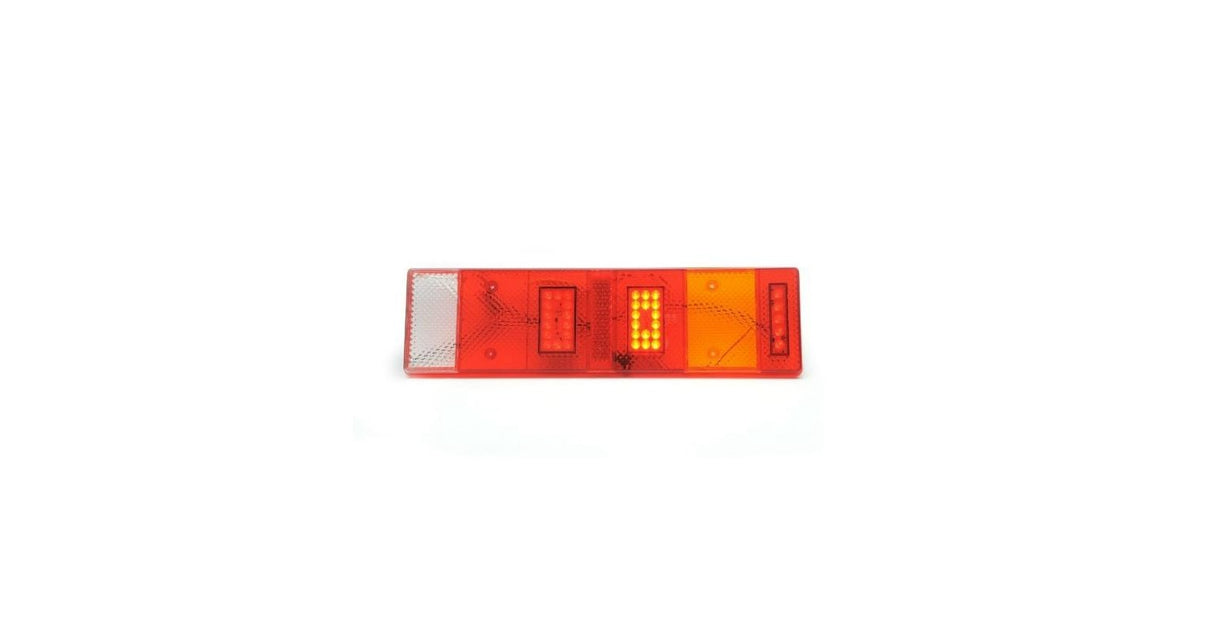 Große LED-Rückleuchte mit 7 Kammern und Reflektor