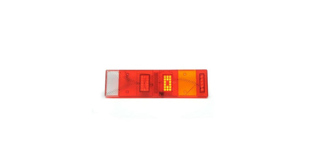Große LED-Rückleuchte mit 7 Kammern und Reflektor