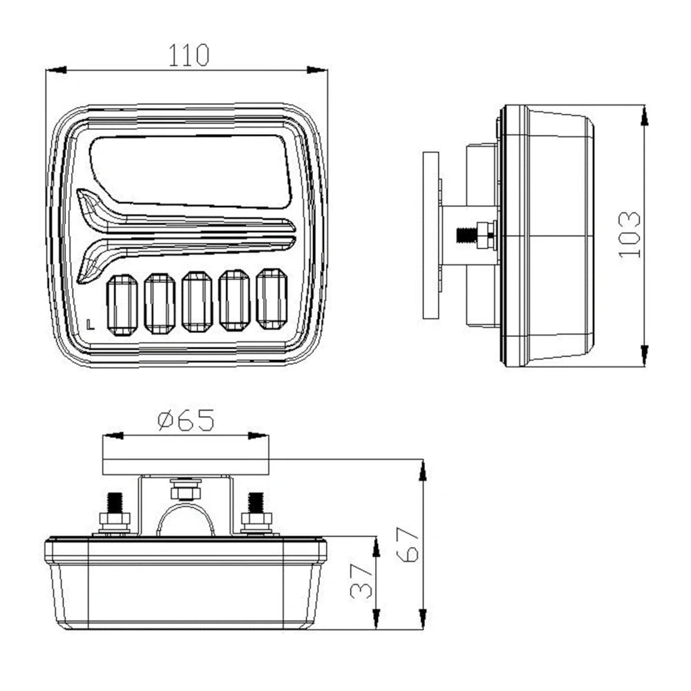 Wireless Magnetic Trailer Light Kit