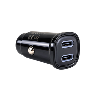 Car Charger 30W PD Fast Charging with Dual USB-C Ports