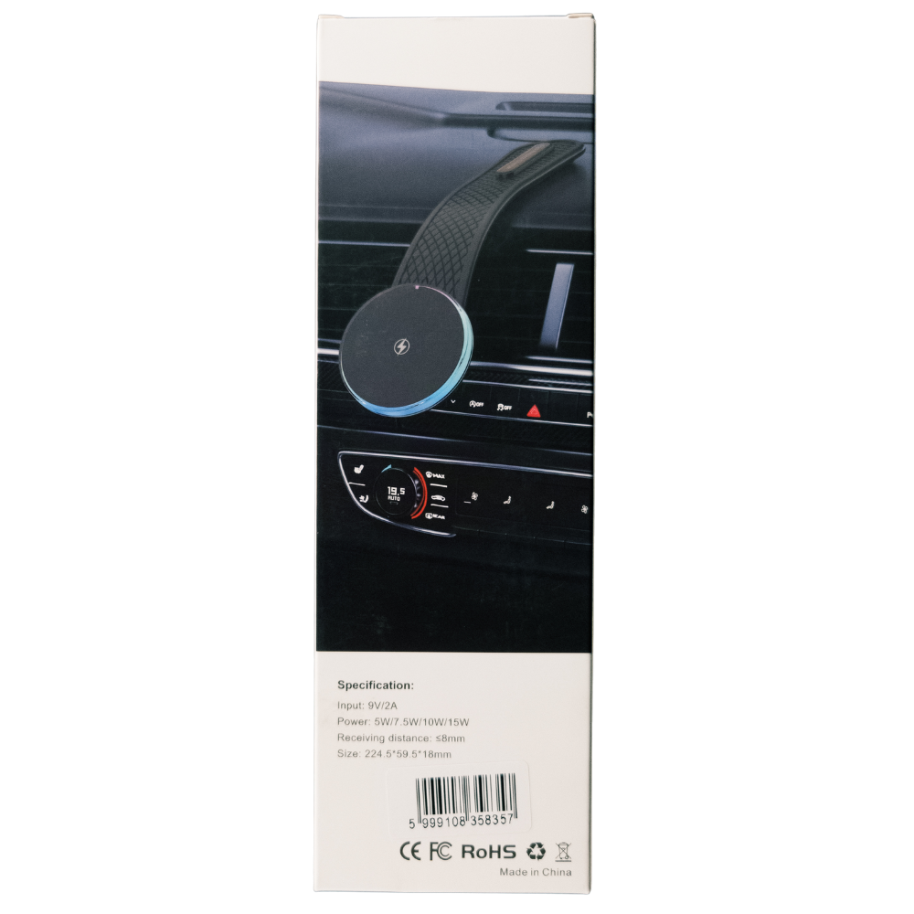 MagSafe Magnetic Wireless Car Charger & Dashboard Phone Holder 15W