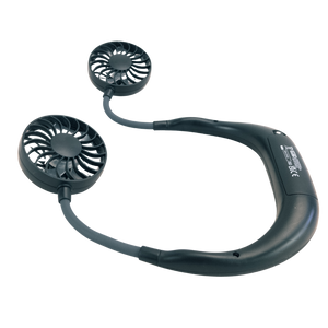 Neck Fan with Flexible Arms and 3 Speed Levels, 2W – Black