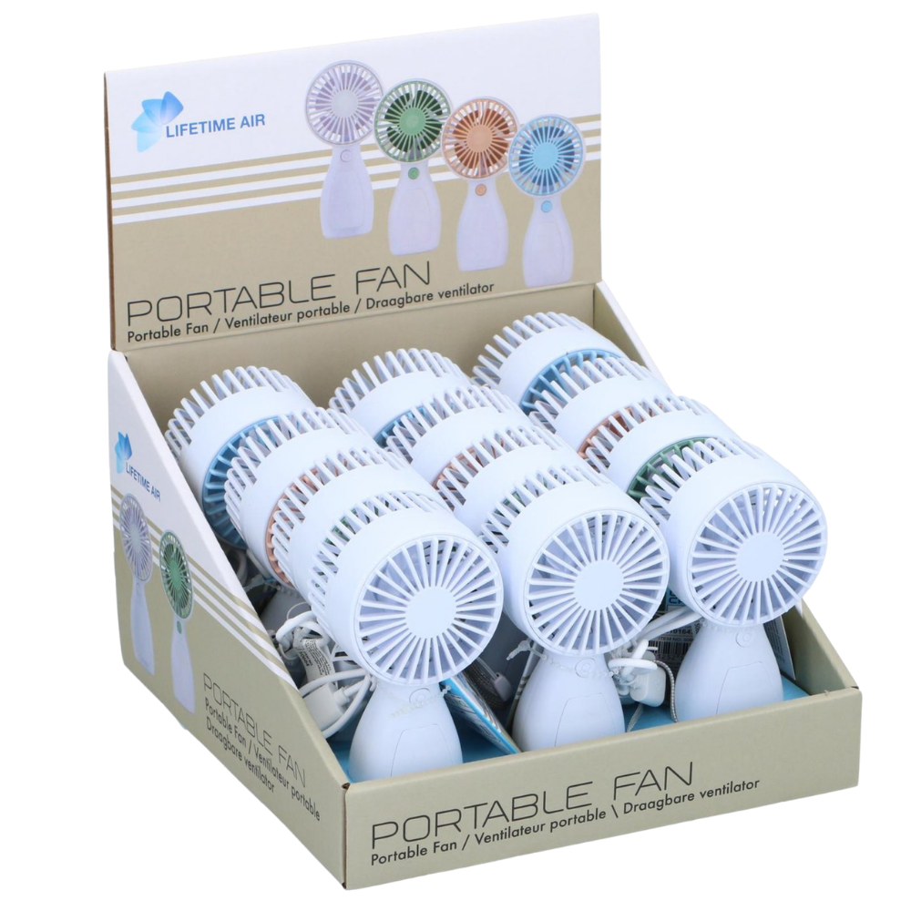 Portable handheld fan with bladeless cooling 400mAh