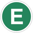 Aufkleber E EUR4 – Weißes E im grünen Kreis